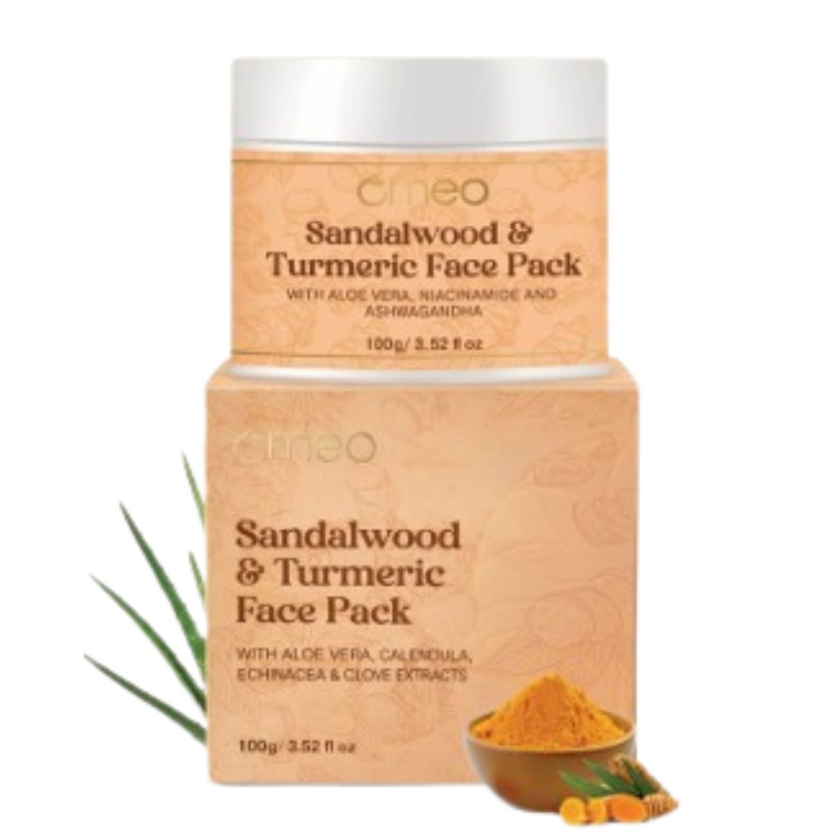 OMEO | Sandalwood & Turmeric Face Pack (100g)